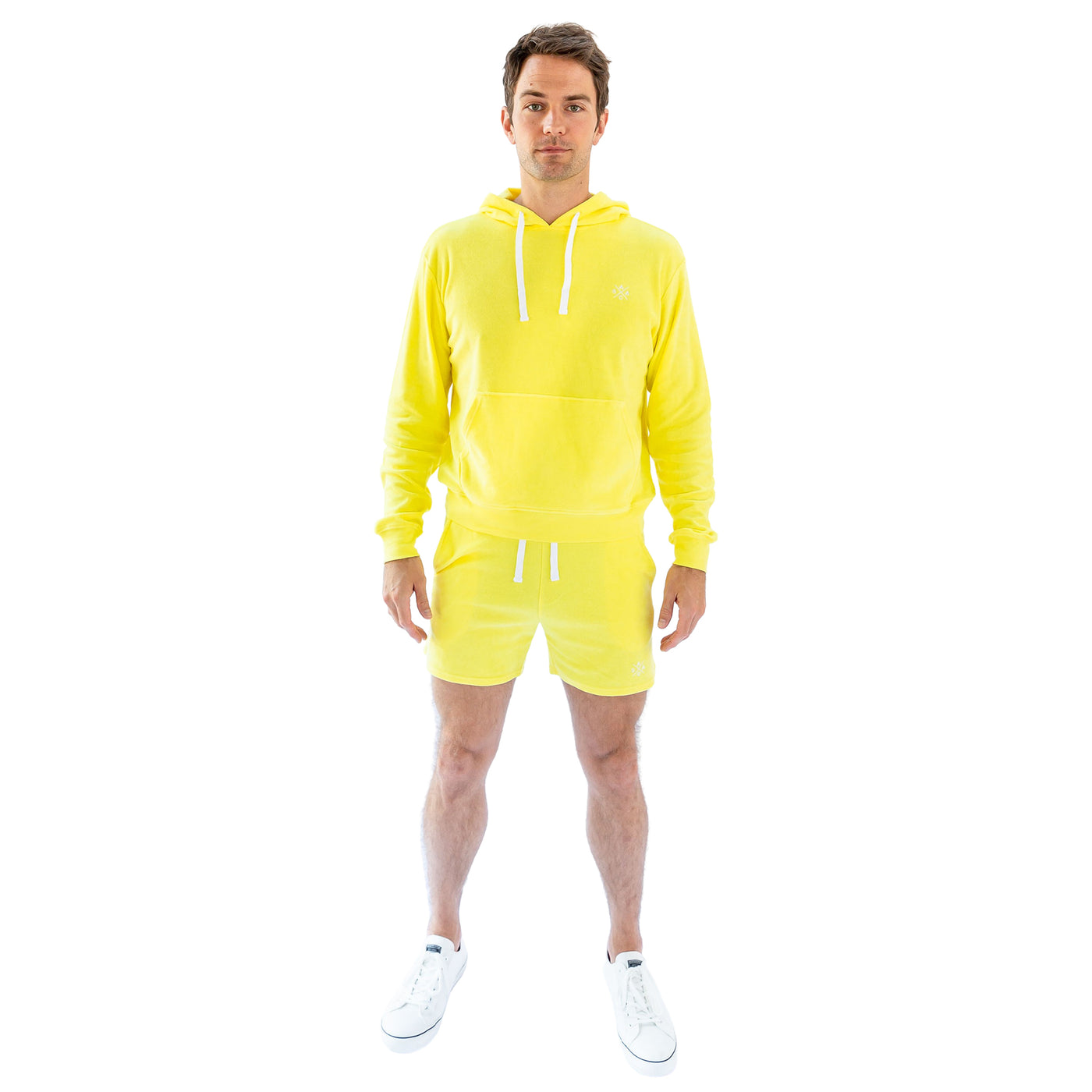 Men's Andy Cohen Yellow Terry Shorts