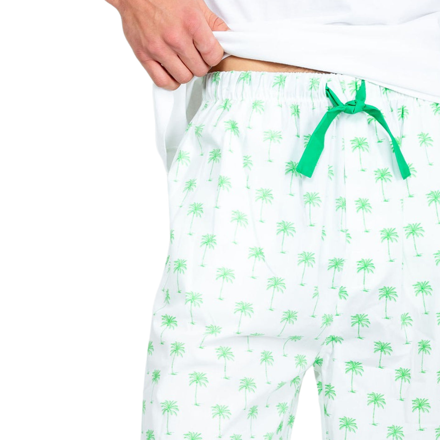 Men's Green Palm Tree PJ Pants