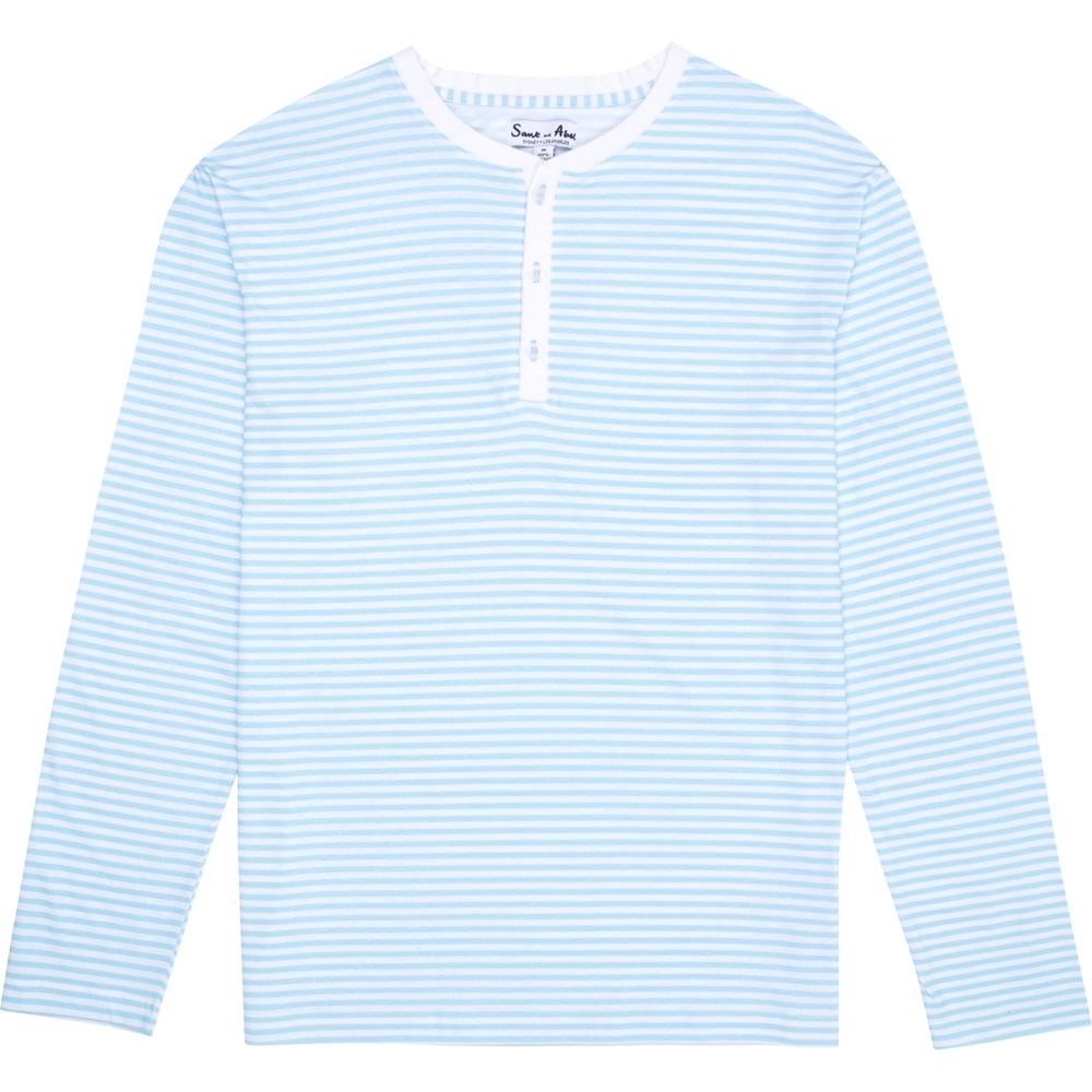 men's striped henley shirt