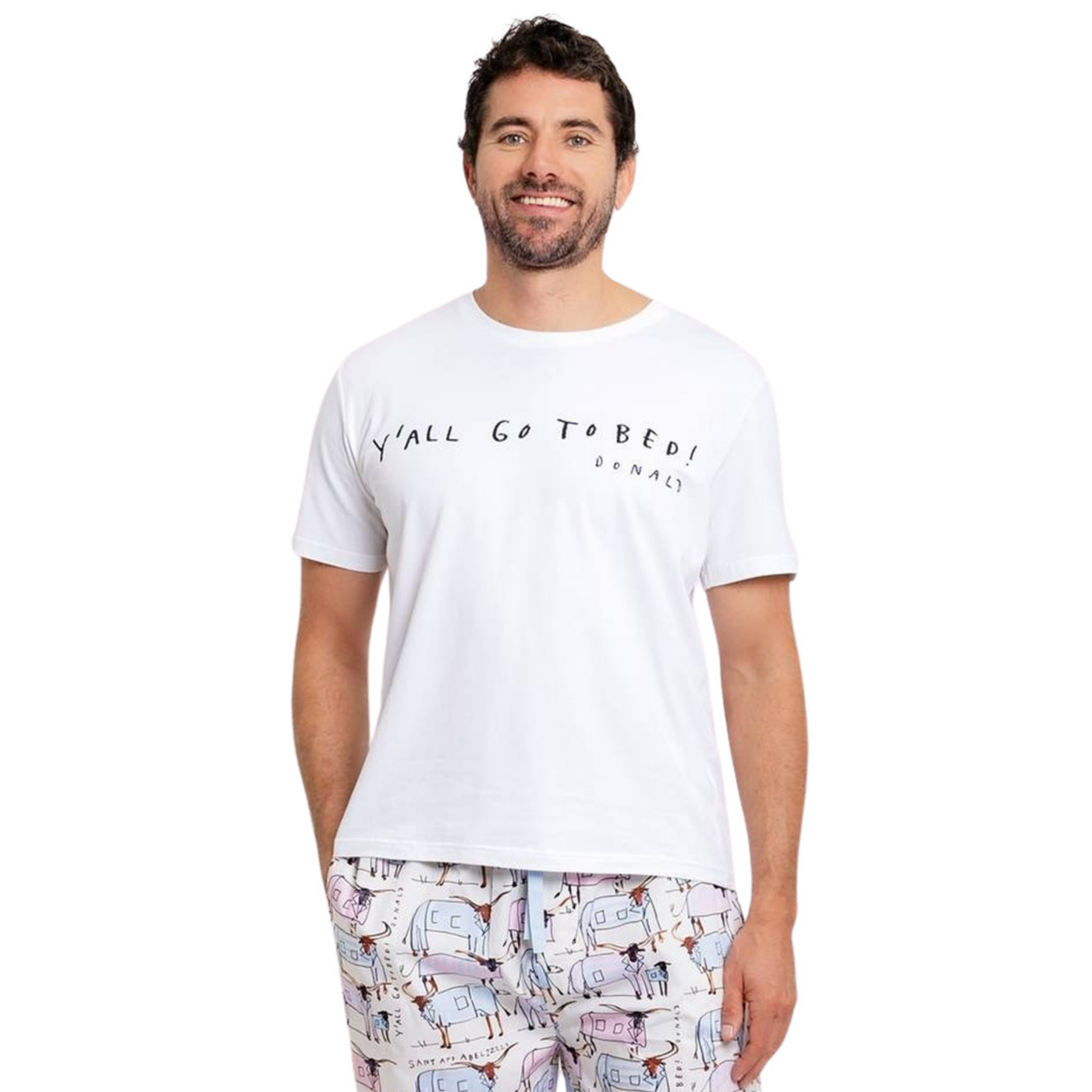 Men's Drawbertson Y'All Go To Bed T-Shirt
