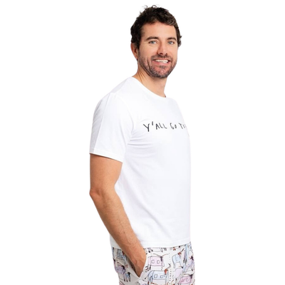 Men's Drawbertson Y'All Go To Bed T-Shirt