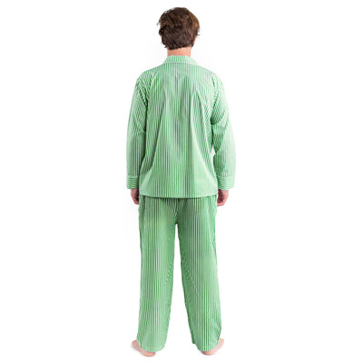 Men's Braddock Green Long PJ Set