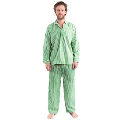 Men's Braddock Green Long PJ Set