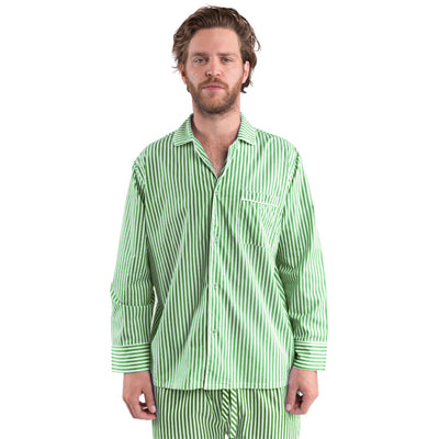 Men's Braddock Green Long PJ Set