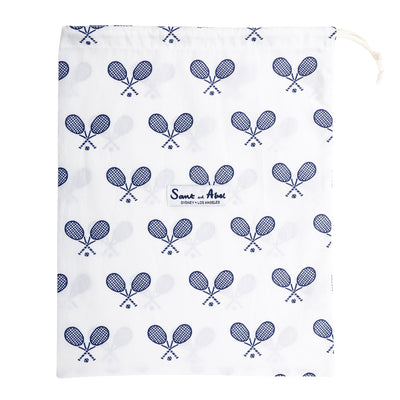 Men's Tennis Navy Long PJ Set