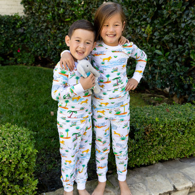 Kids Trunks Up Long PJ Set