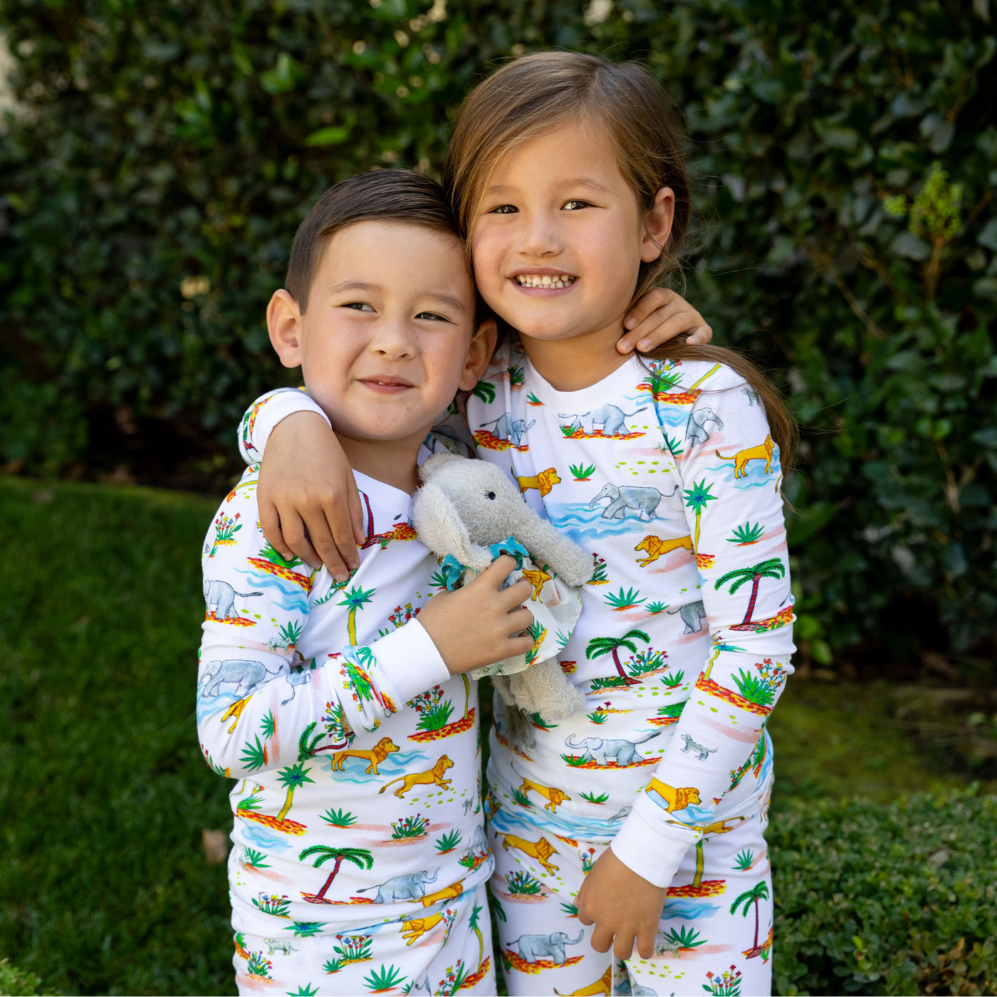 Kids Trunks Up Long PJ Set