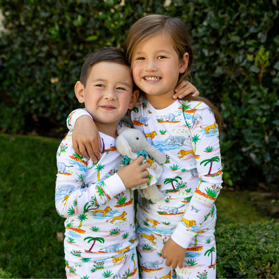 Kids Trunks Up Long PJ Set