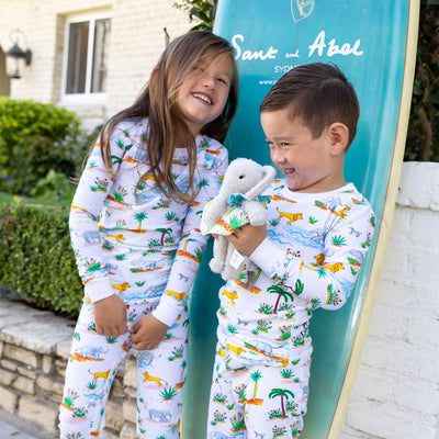 Kids Trunks Up Long PJ Set