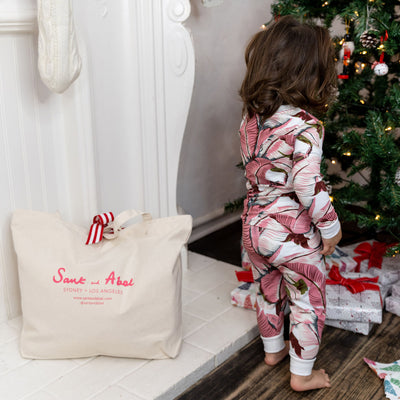 Kids Martinique® Pink Banana Leaf PJ Set