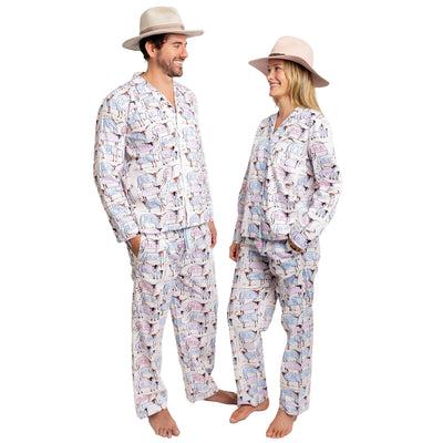 Women's Drawbertson Longhorns Long PJ Set