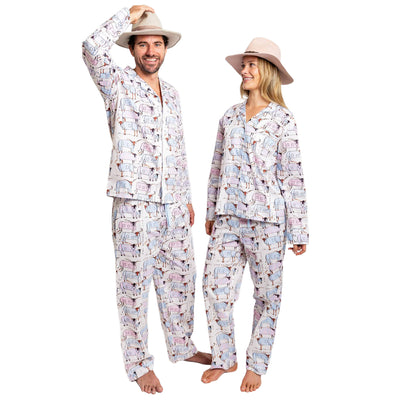 Men's Drawbertson Longhorns Long PJ Set
