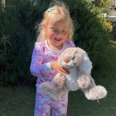Kids Skydog Pink Toile Long PJ Set