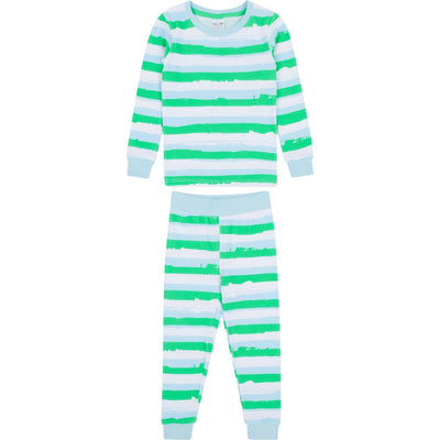 Kids Drawbertson Wild Stripes Long PJ Set