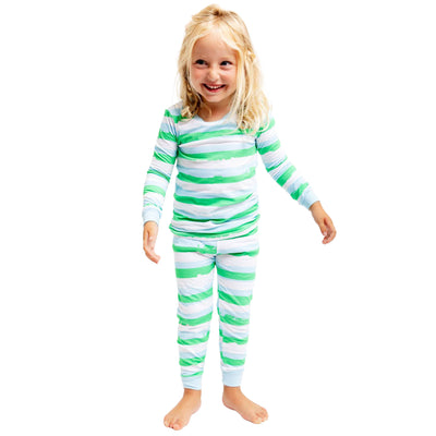 Kids Drawbertson Wild Stripes Long PJ Set