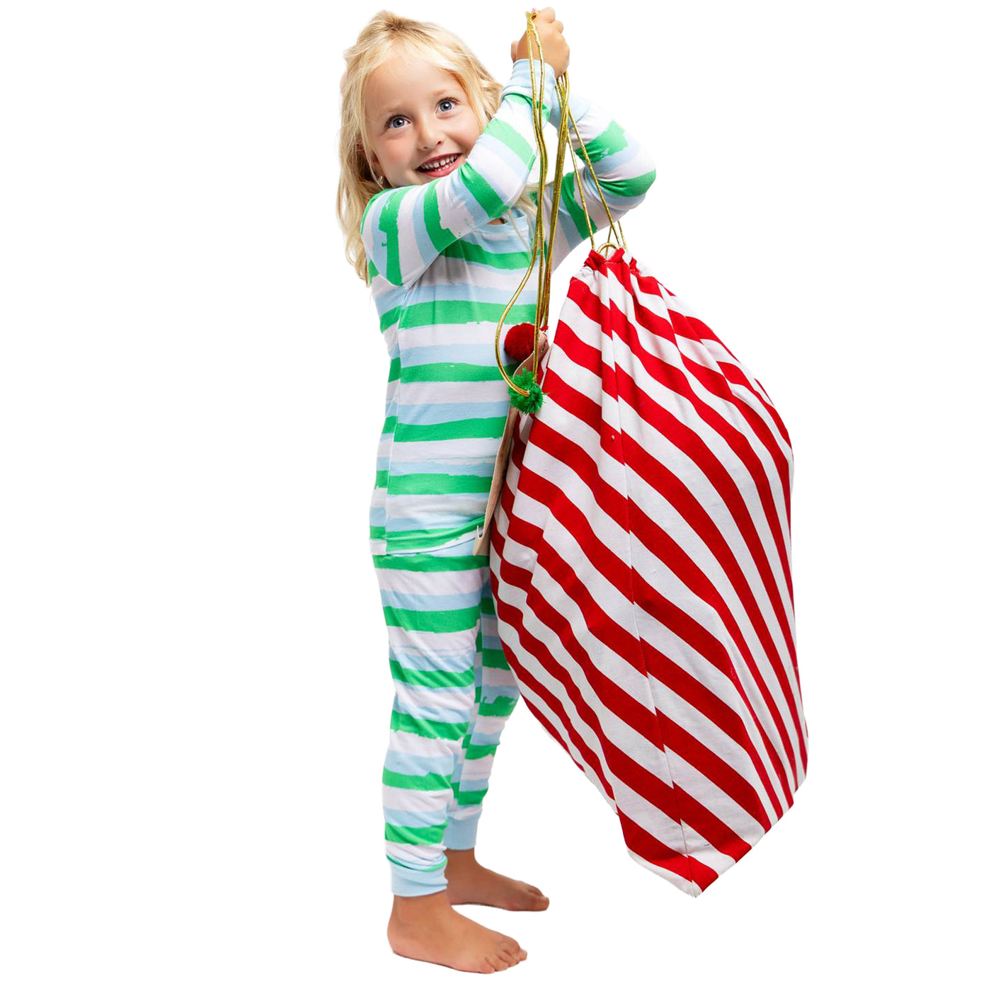 Kids Drawbertson Wild Stripes Long PJ Set