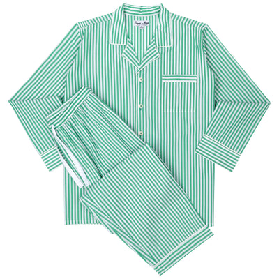 Men's Braddock Green Long PJ Set