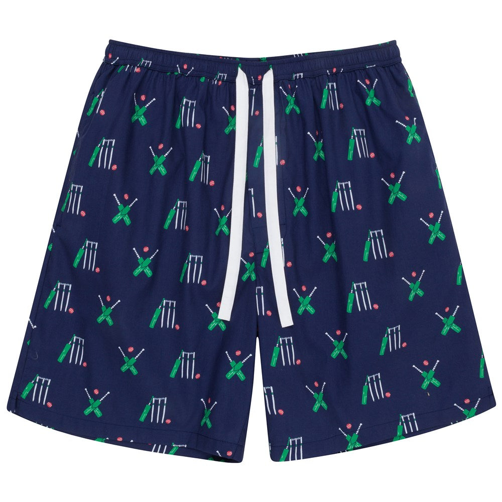 Men's Cricket Navy Sleep Shorts