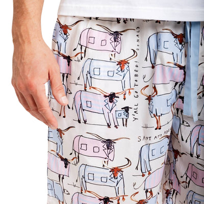 Men's Drawbertson Longhorns Sleep Shorts