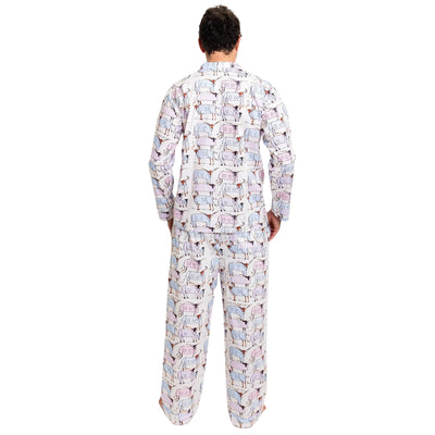 Men's Drawbertson Longhorns Long PJ Set