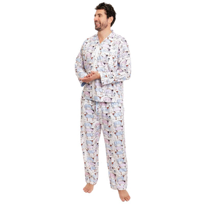 Men's Drawbertson Longhorns Long PJ Set