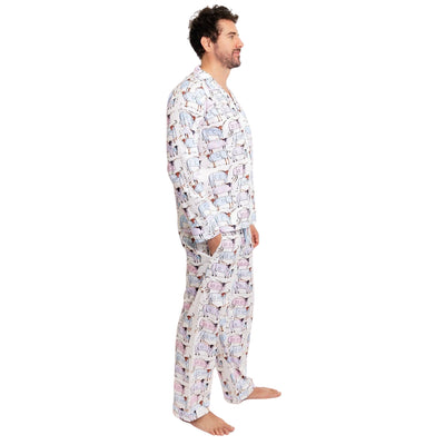 Men's Drawbertson Longhorns Long PJ Set