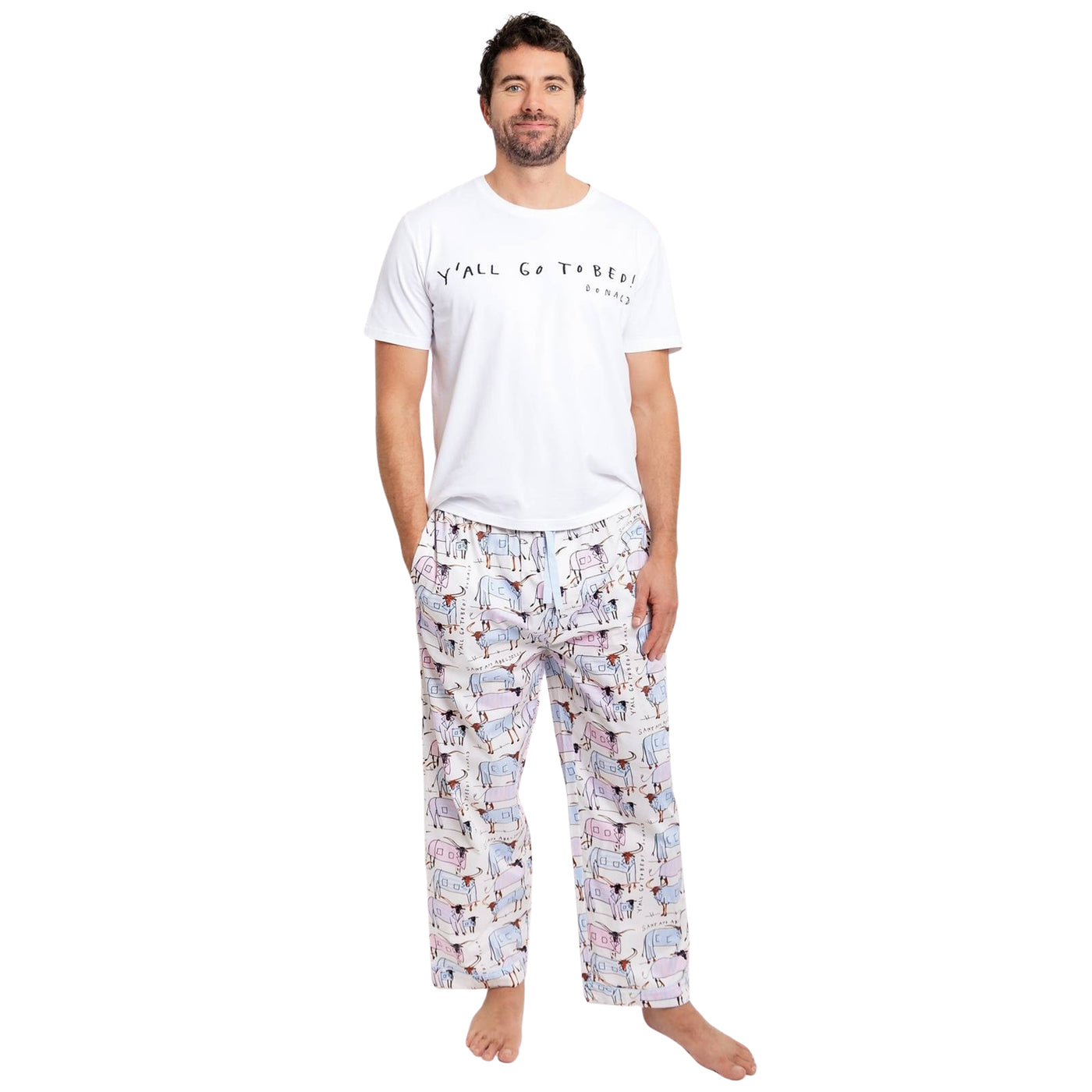 Men's Drawbertson Y'All Go To Bed T-Shirt