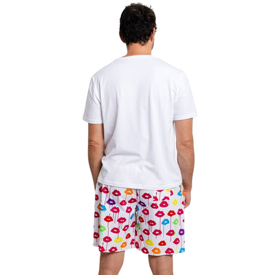 Men's Drawbertson Drippy Lips Sleep Shorts