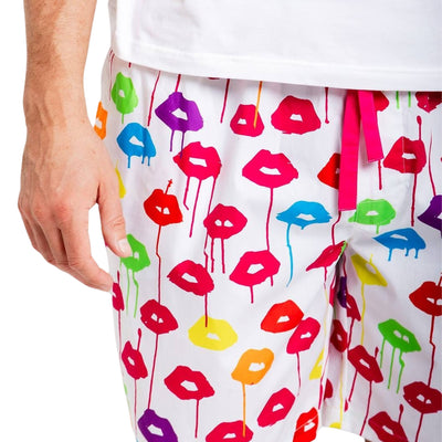 Men's Drawbertson Drippy Lips Sleep Shorts