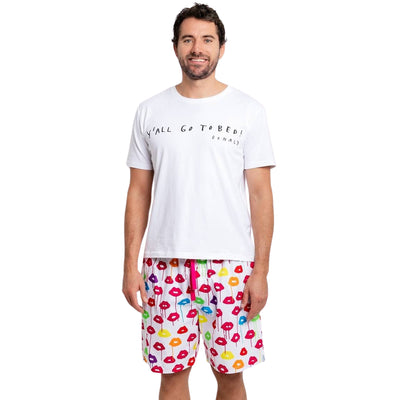 Men's Drawbertson Drippy Lips Sleep Shorts