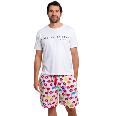 Men's Drawbertson Drippy Lips Sleep Shorts