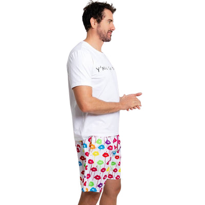 Men's Drawbertson Drippy Lips Sleep Shorts