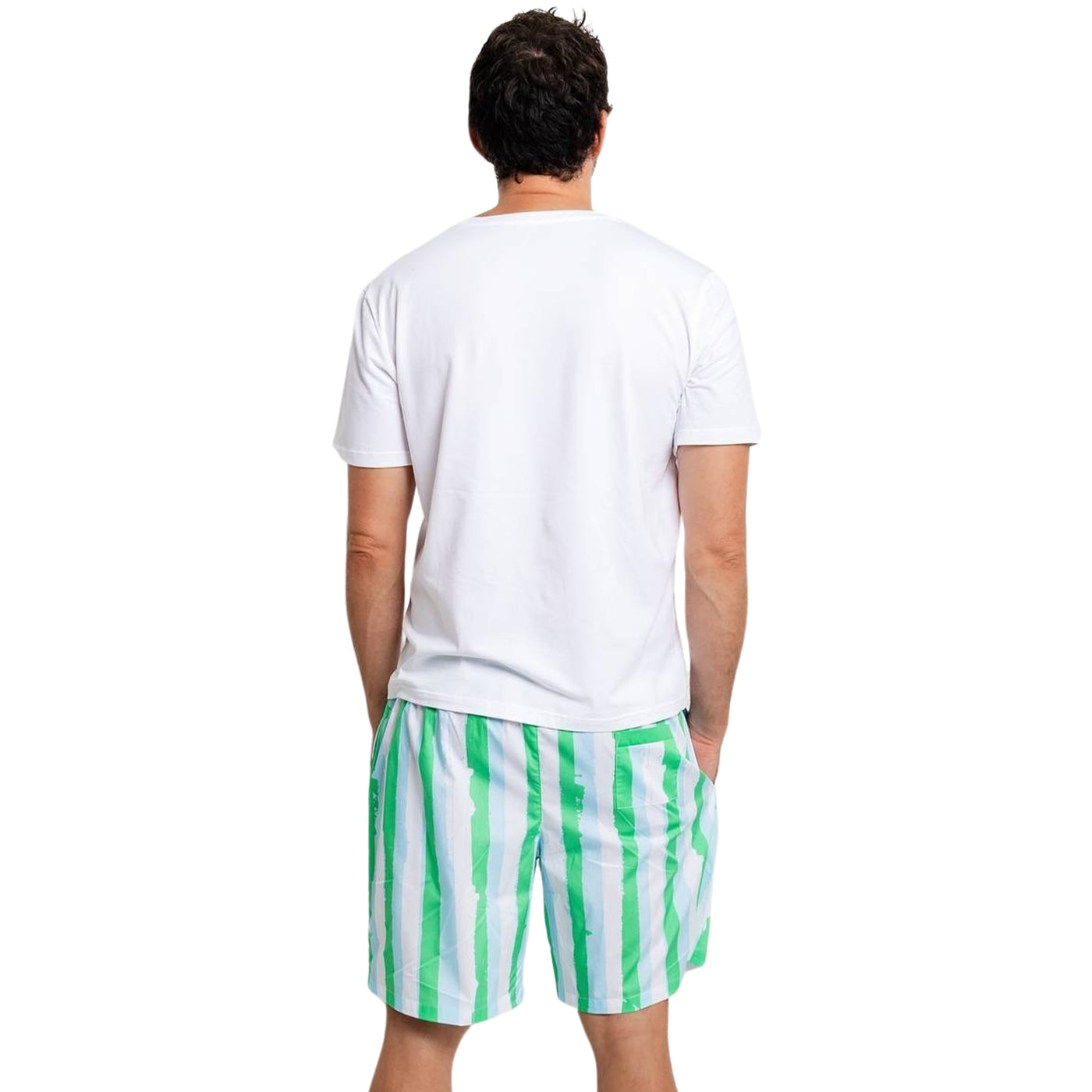 Men's Drawbertson Wild Stripes Sleep Shorts