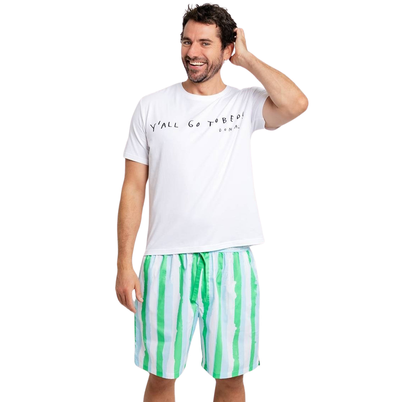 Men's Drawbertson Wild Stripes Sleep Shorts