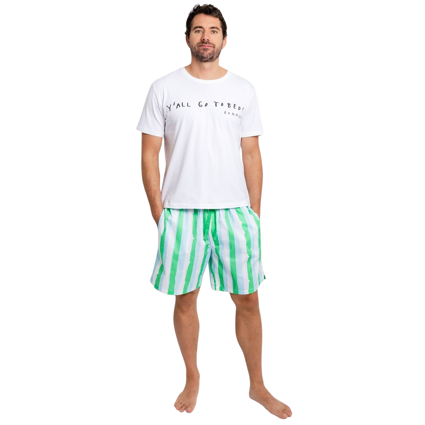 Men's Drawbertson Wild Stripes Sleep Shorts