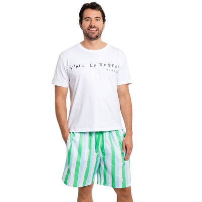 Men's Drawbertson Wild Stripes Sleep Shorts