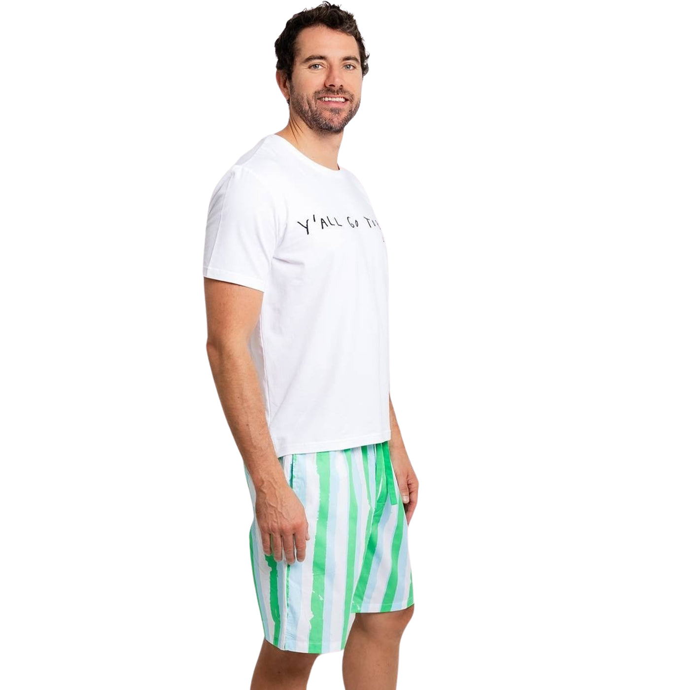 Men's Drawbertson Wild Stripes Sleep Shorts