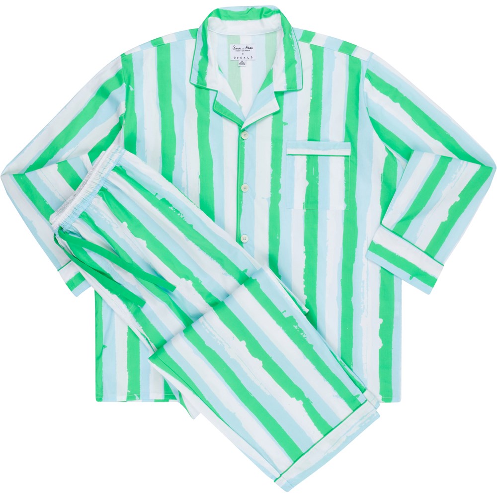 Men's Drawbertson Wild Stripes Long PJ Set