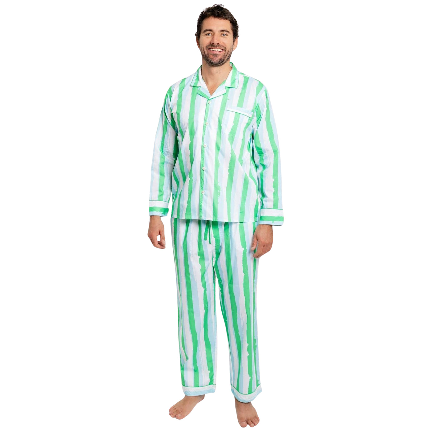 Men's Drawbertson Wild Stripes Long PJ Set