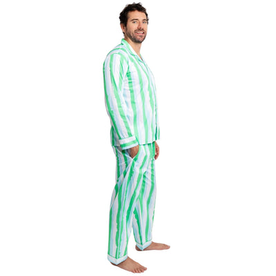 Men's Drawbertson Wild Stripes Long PJ Set
