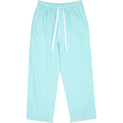 Men's Hepburn Gingham Mint PJ Pants