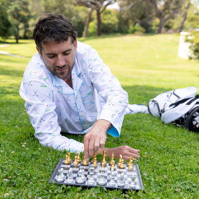 Men's Golf Long PJ Set