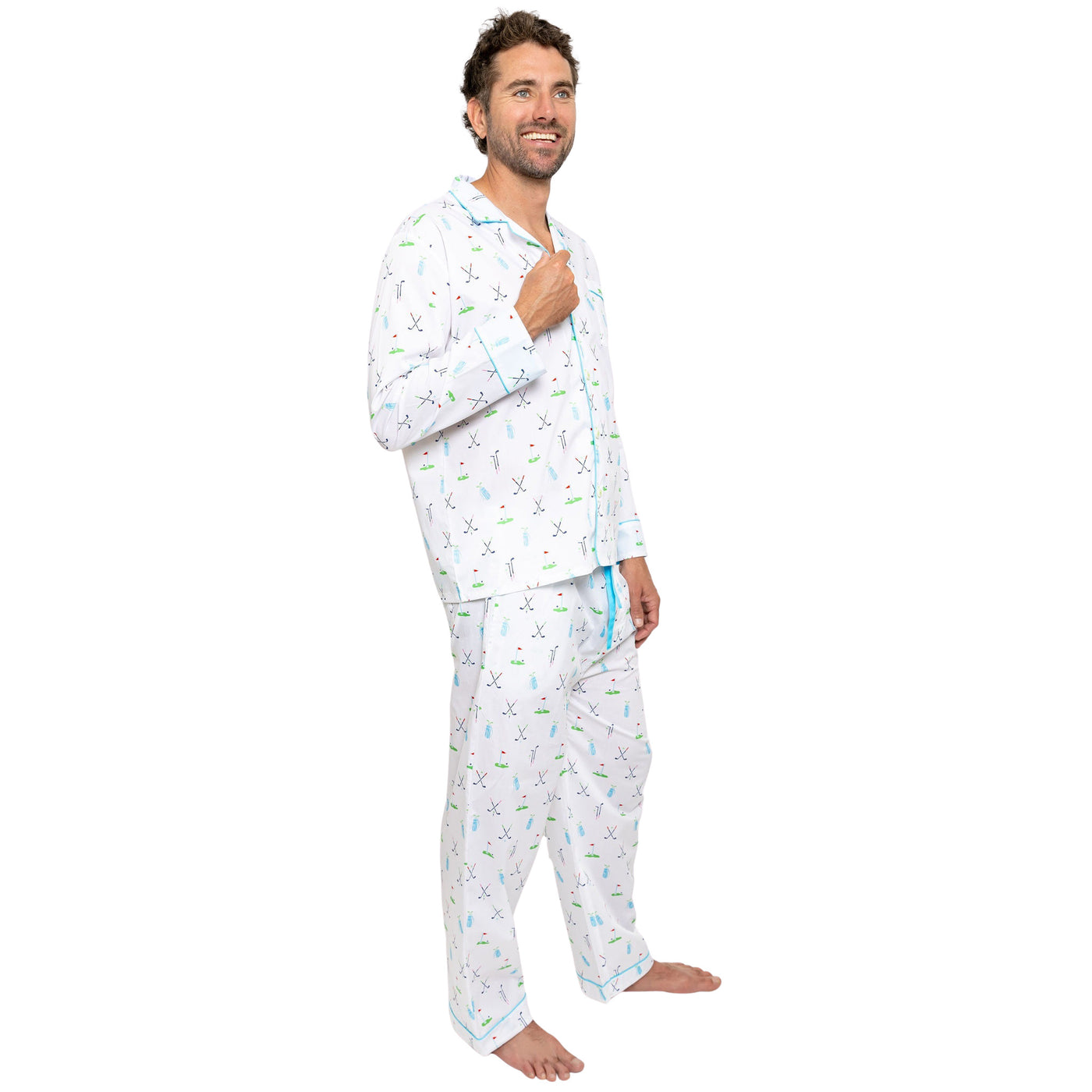 Men's Golf Long PJ Set