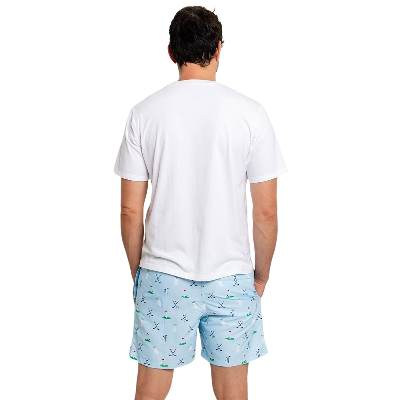 Men's Golf Blue Swim Shorts