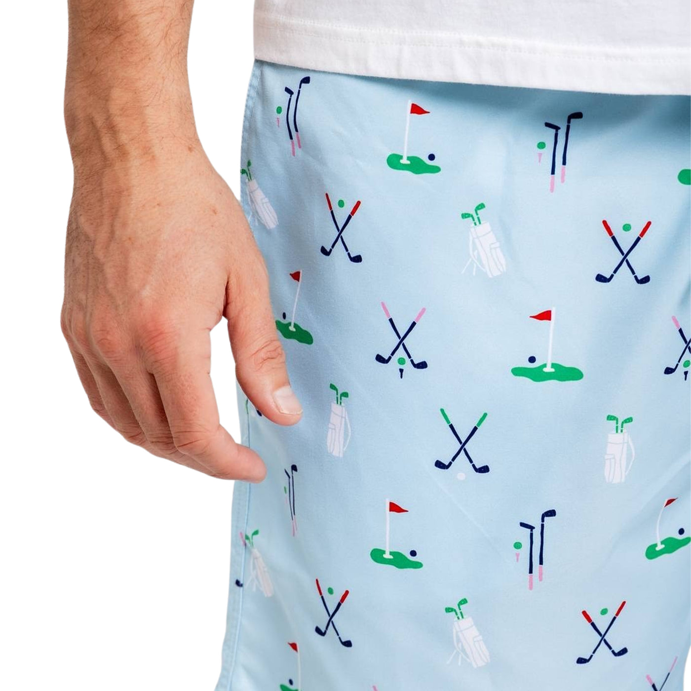 Men's Golf Blue Swim Shorts