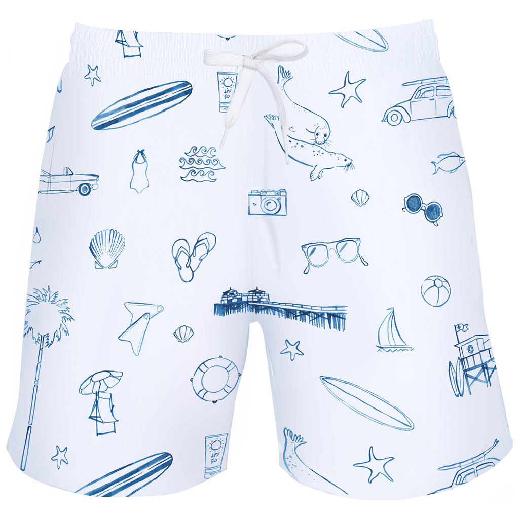 Men's Nathan Turner Malibu Swim Shorts - 5.75
