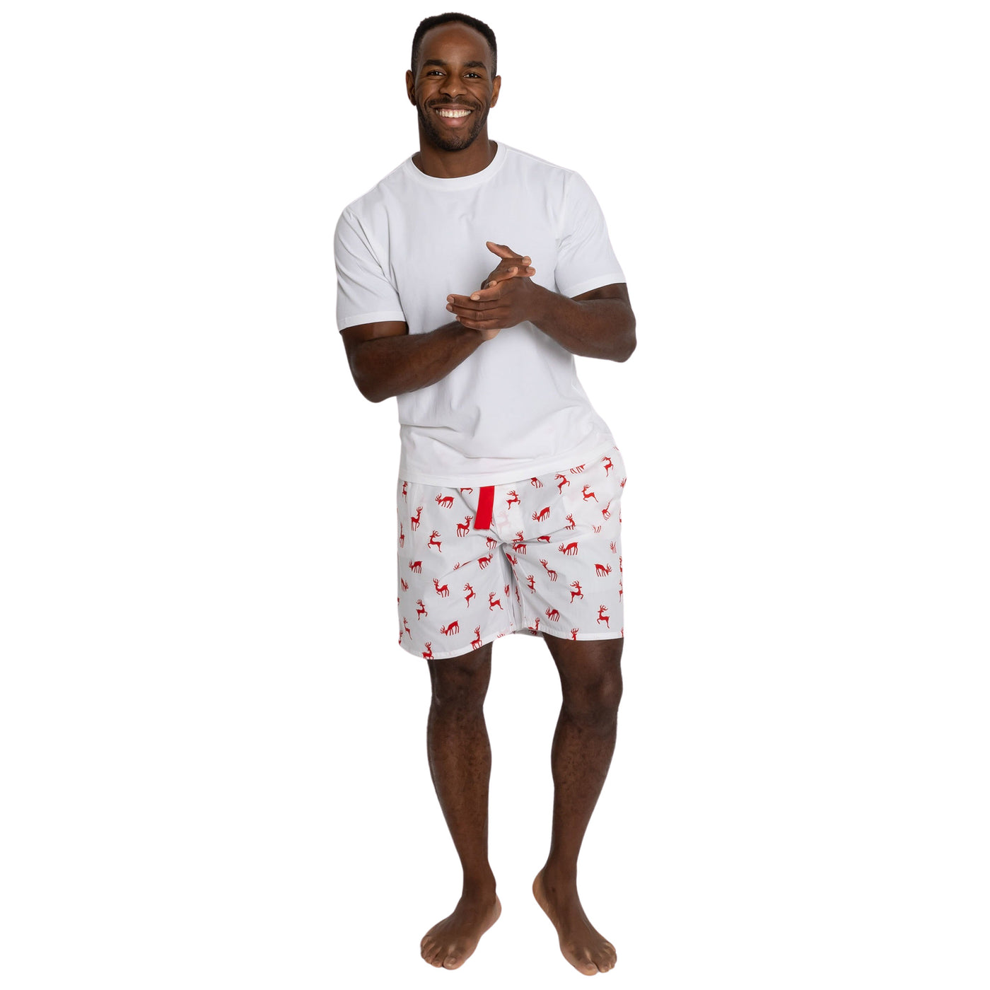 Men's Reindeer Red Sleep Shorts