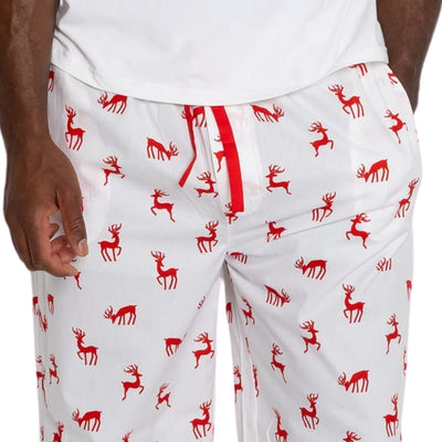 Men's Reindeer Red Long PJ Set