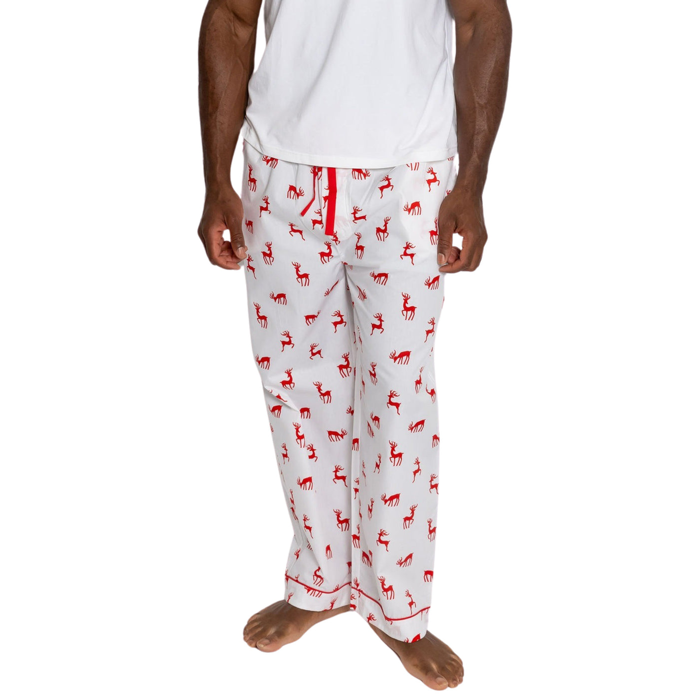 Men's Reindeer Red PJ Pants