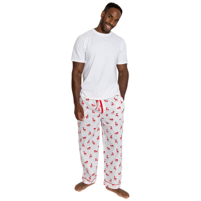 Men's Reindeer Red PJ Pants